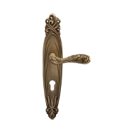 Arte Door Lever handle on Plate - Frenc